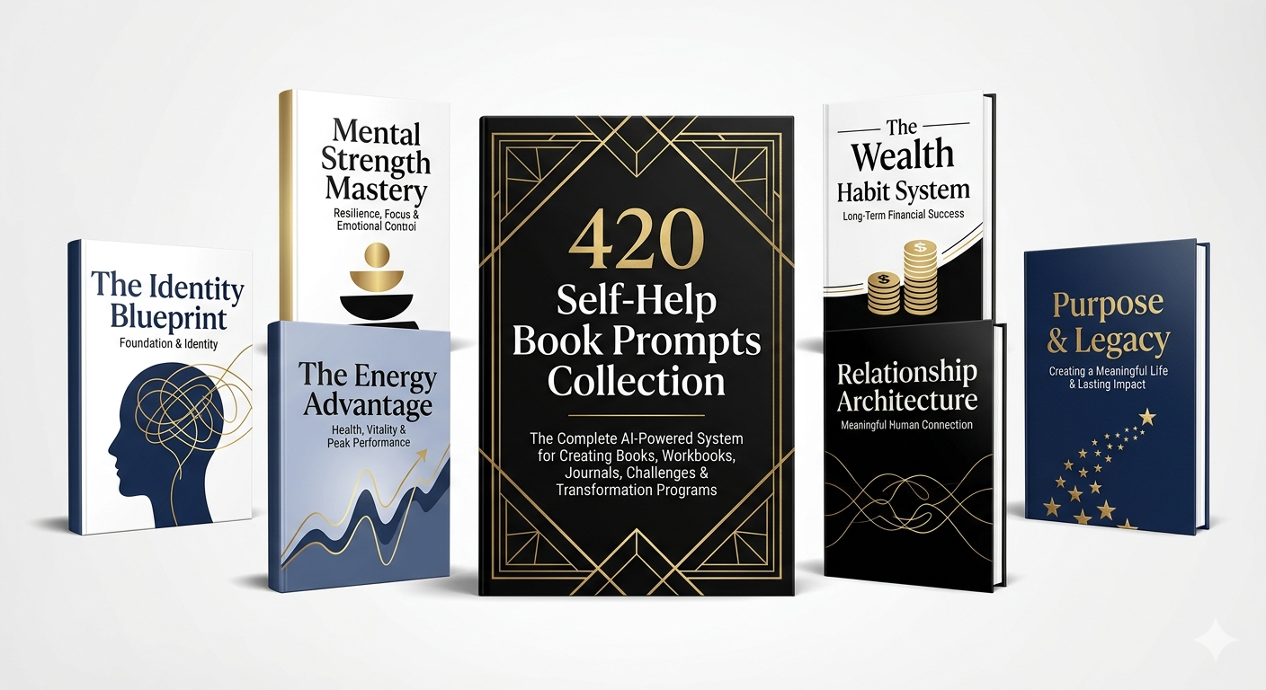 420 Prompts for Life-Changing Personal Development Books